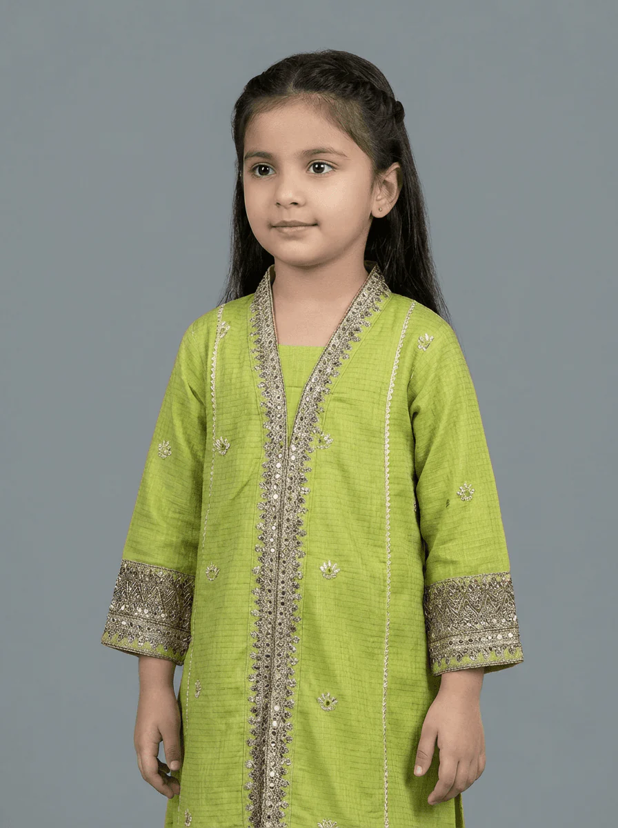 Motif Kids Solid A-Line Suit-062 - Image 5