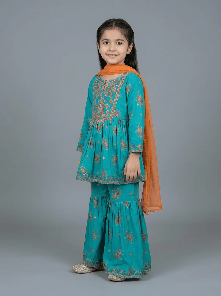 Motif Kids Printed Suit-26414 - Image 3