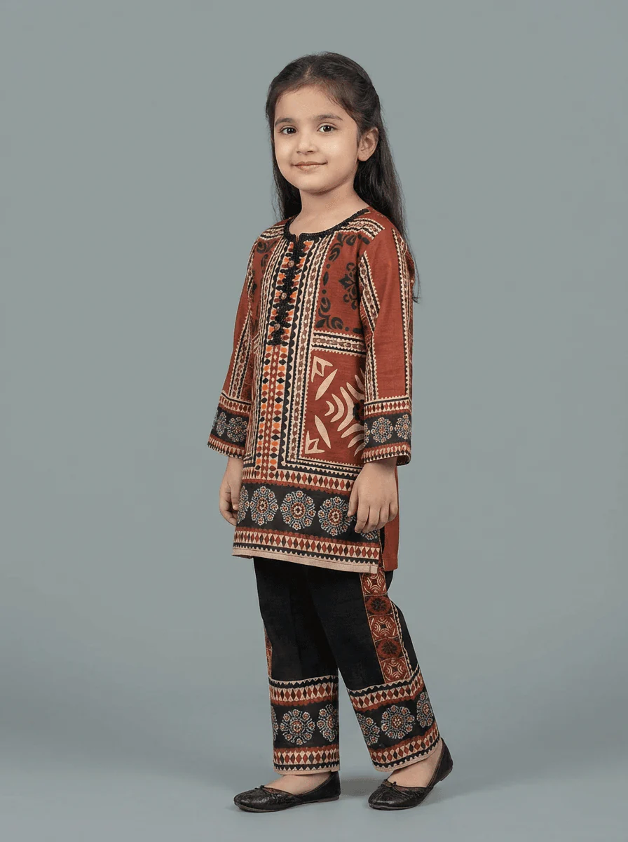 Motif Kids Printed Suit-26607 - Image 3