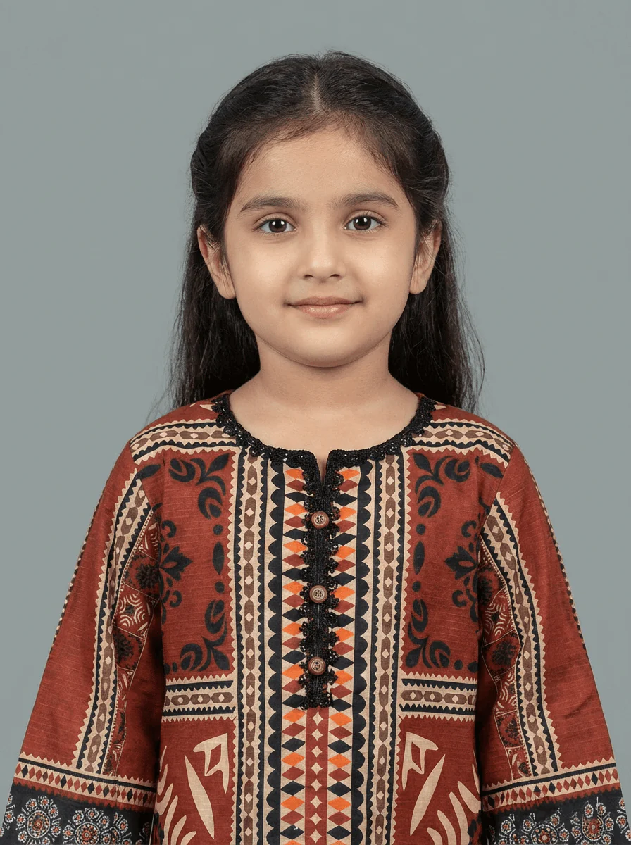 Motif Kids Printed Suit-26607 - Image 5