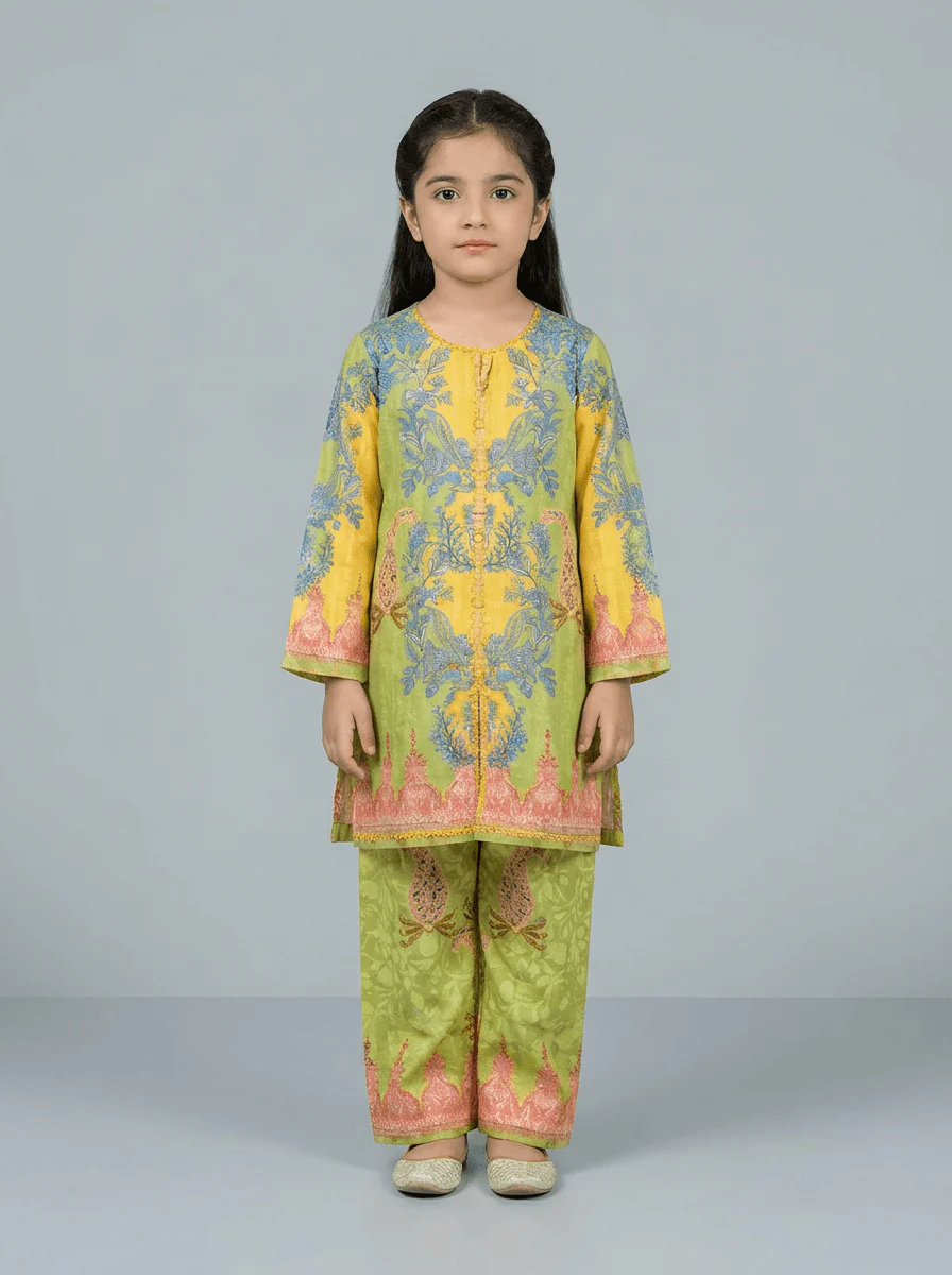 Motif Kids Printed Suit-26610