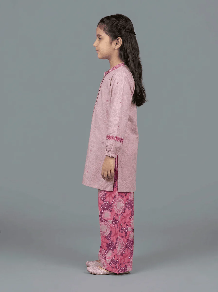 Motif Kids Printed EMB Suit-065 - Image 4