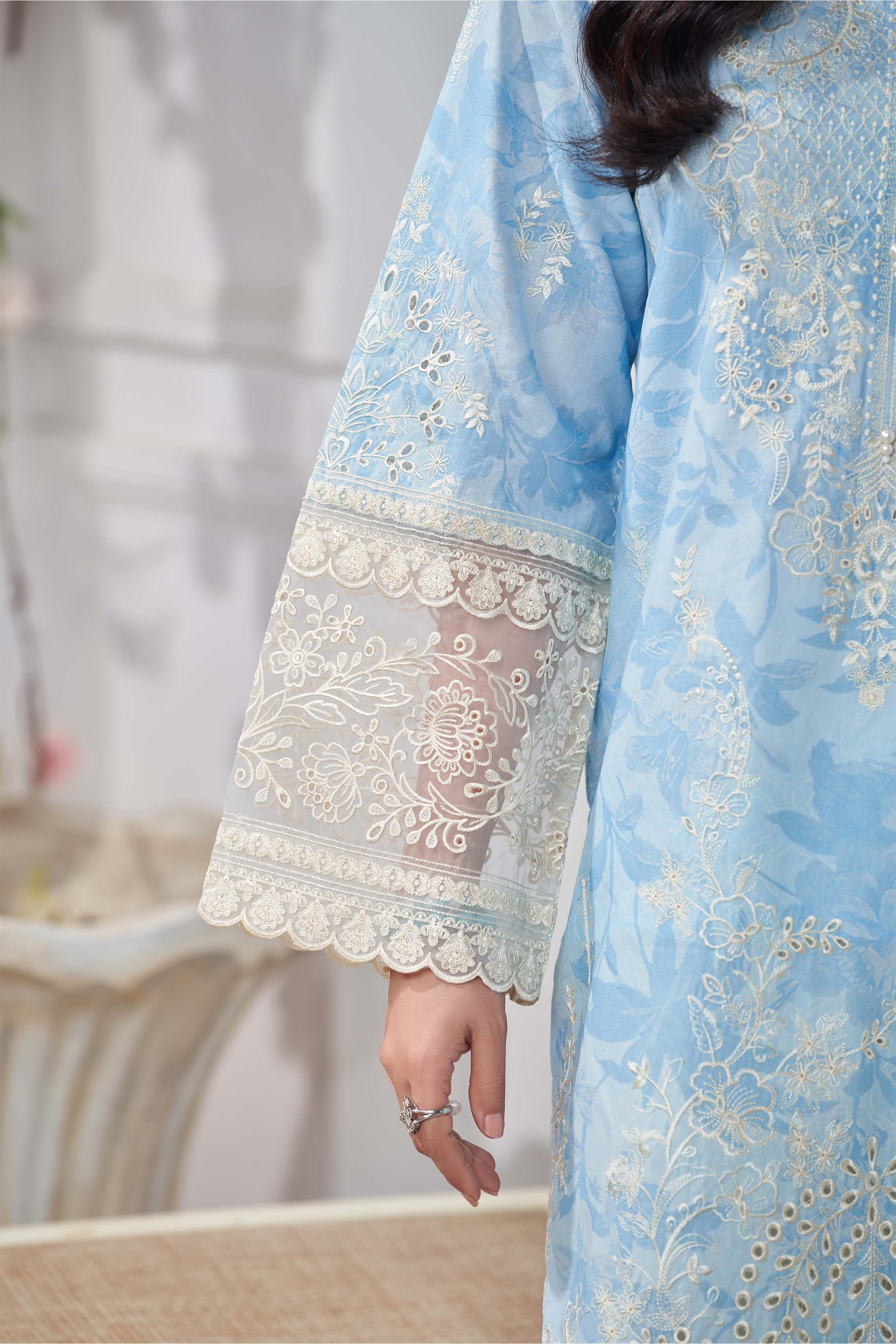 Motif Lawn Embroidered Suit-006 - Image 3