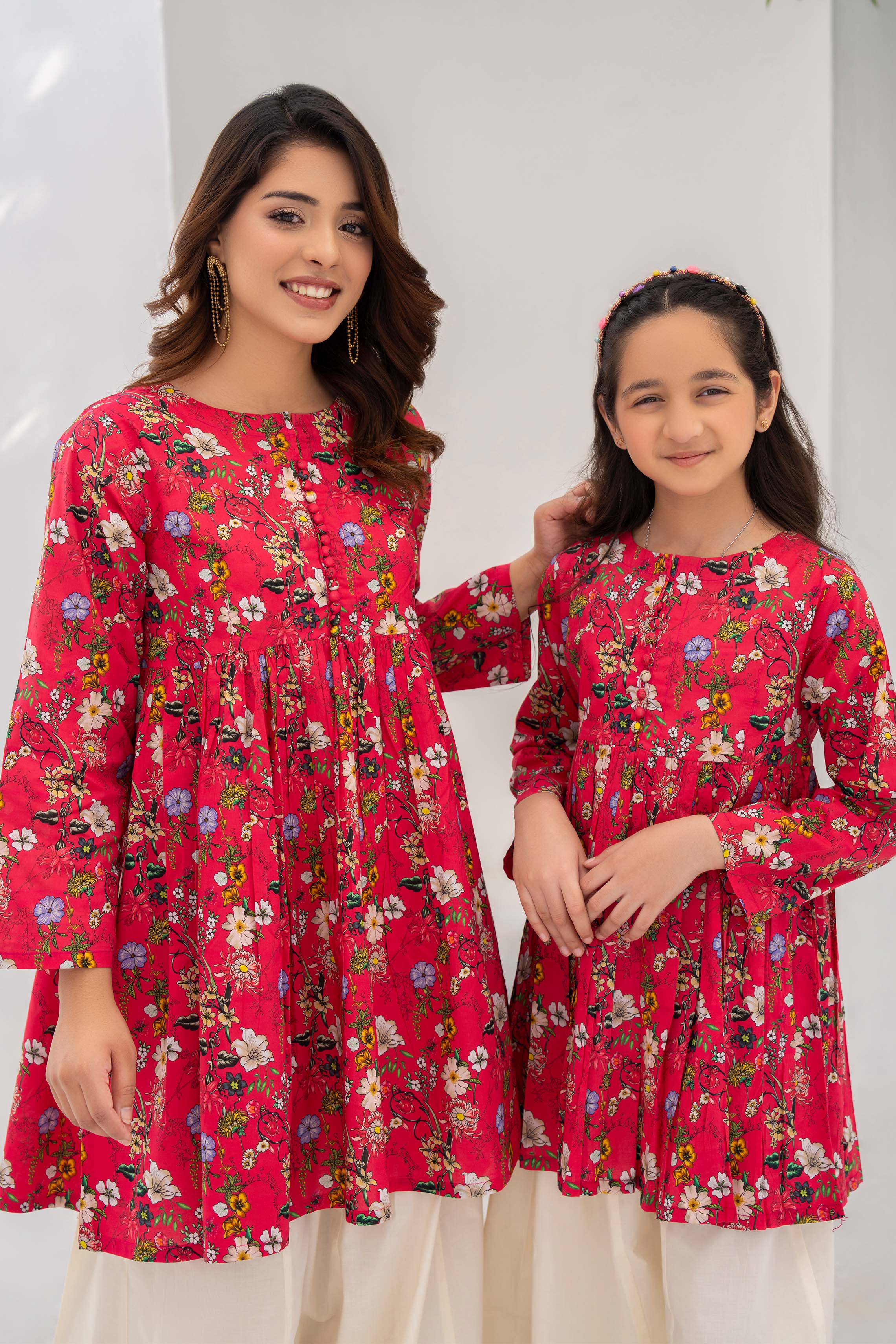 Motif Lawn Printed Co-ord Set-022 - Image 3