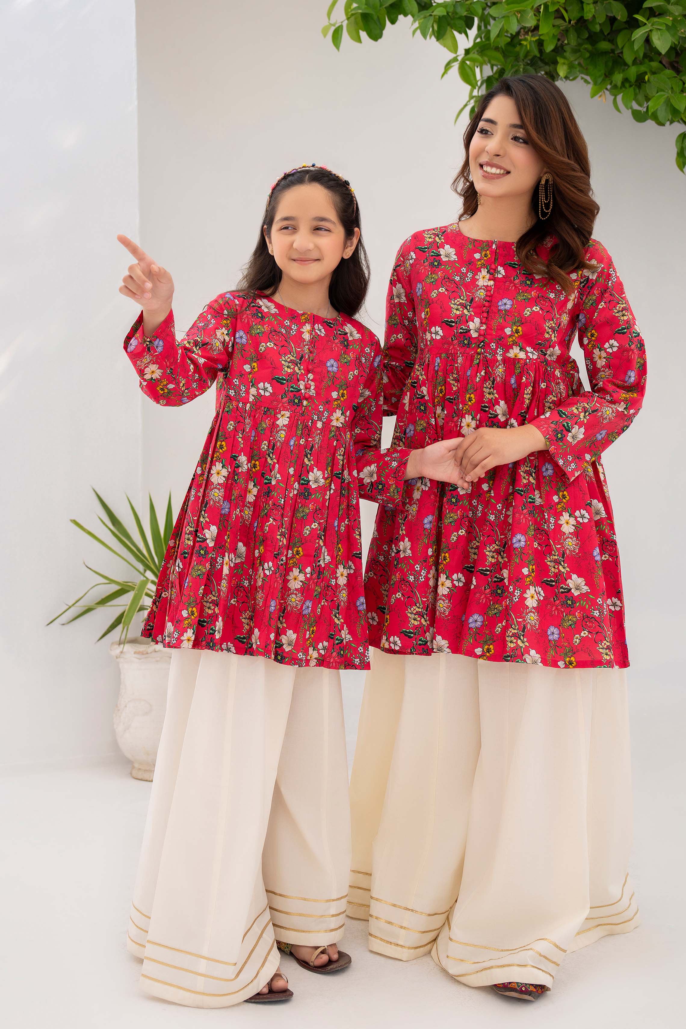 Motif Lawn Printed Co-ord Set-022 - Image 7