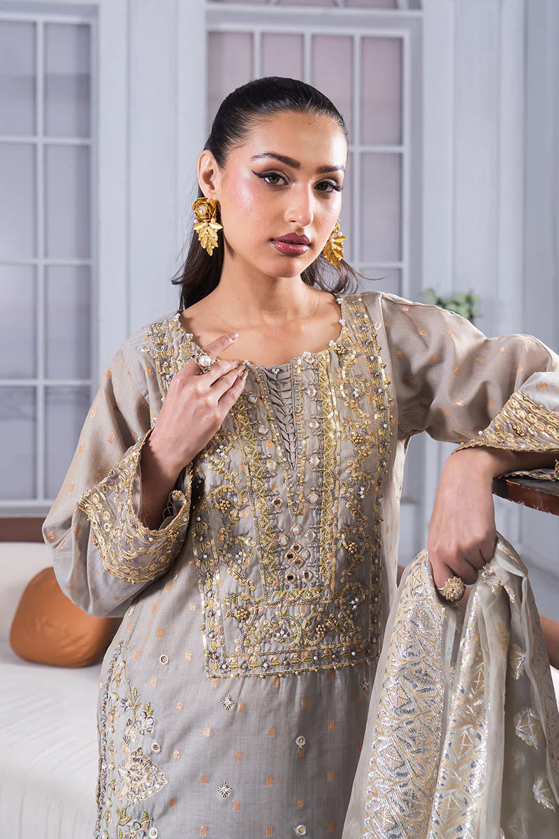 Motif Lorus Jacquard Embroidered Suit-357 - Image 3