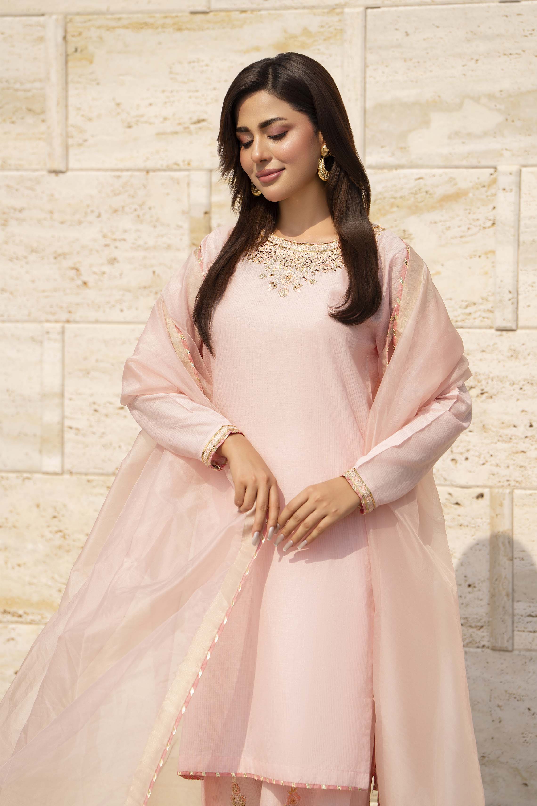 Motif Masoori Embroidered Suit-018 - Image 5