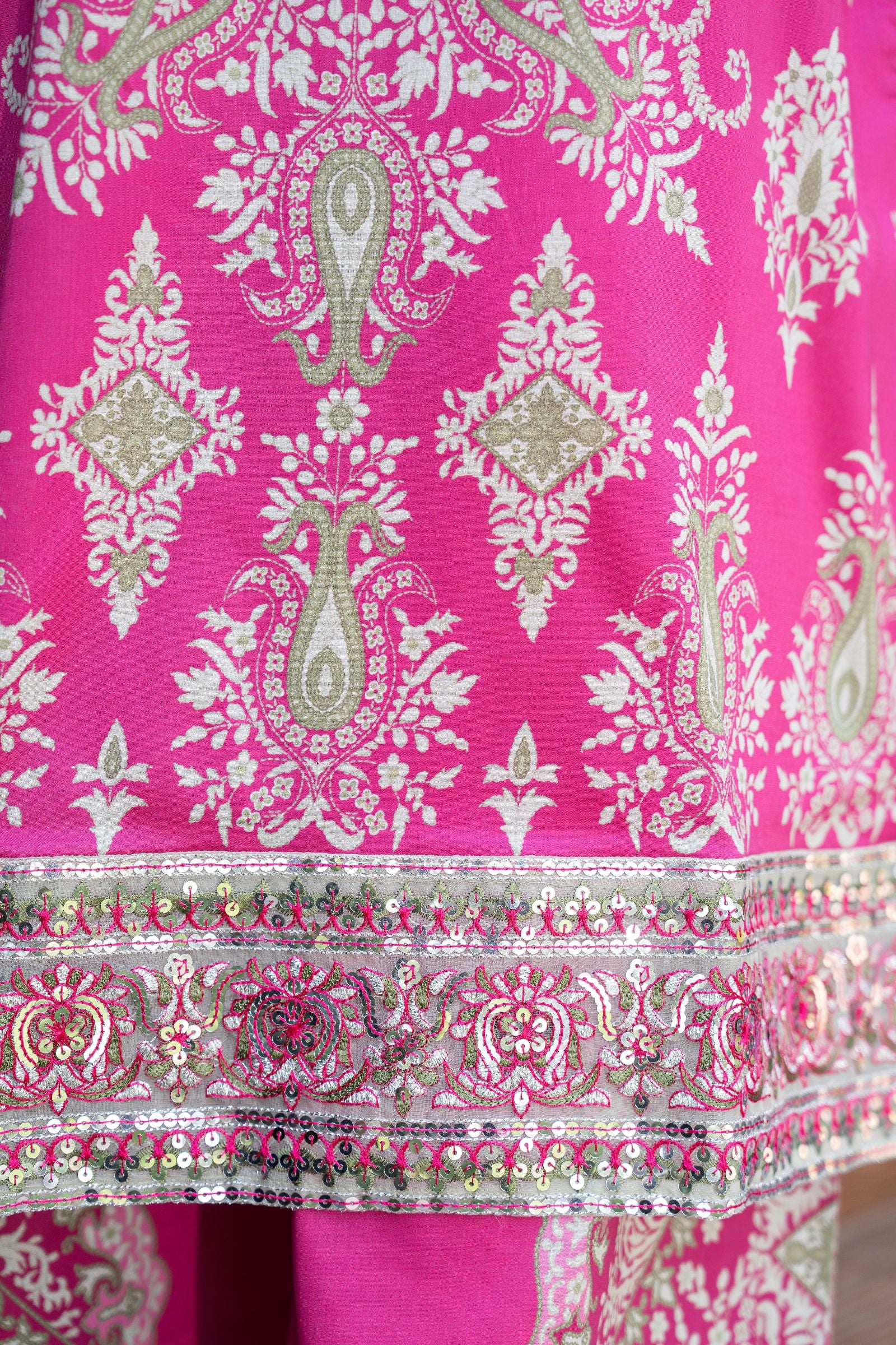 Motif Printed Cambric Suit-041 - Image 4