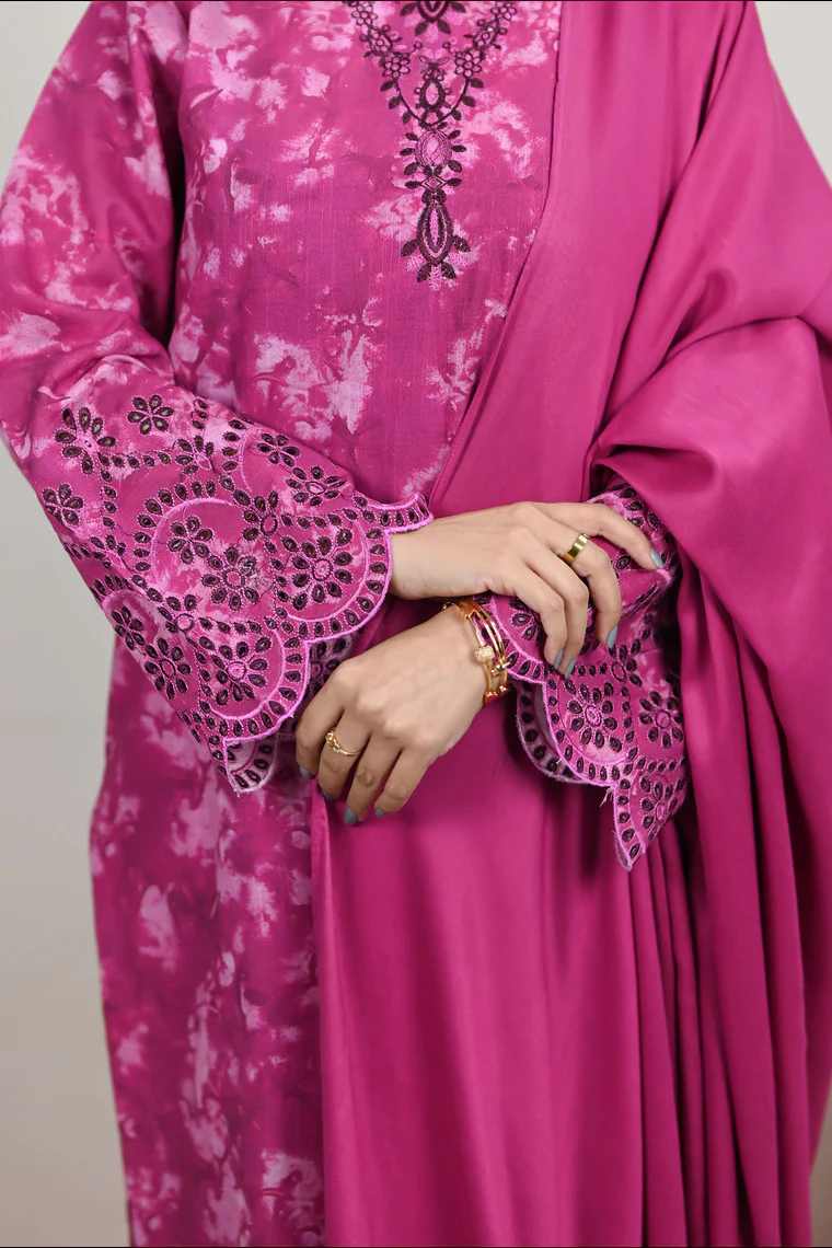 Motif Printed Khaddar Suit-034 - Image 3