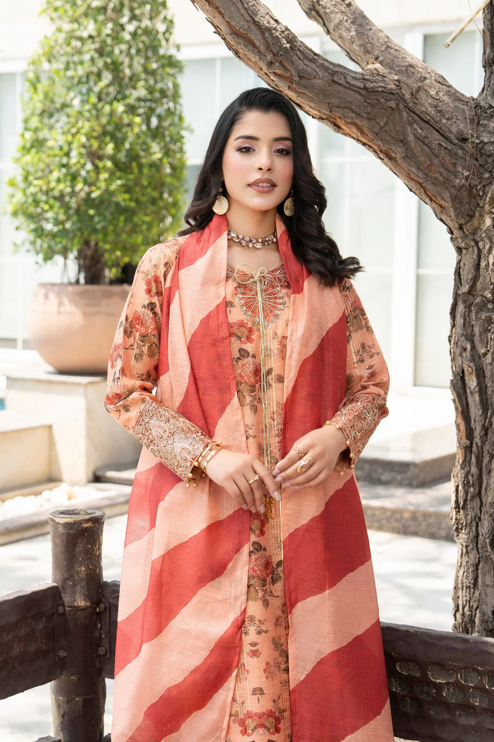 Motif Printed Munar Suit-4077 - Image 5