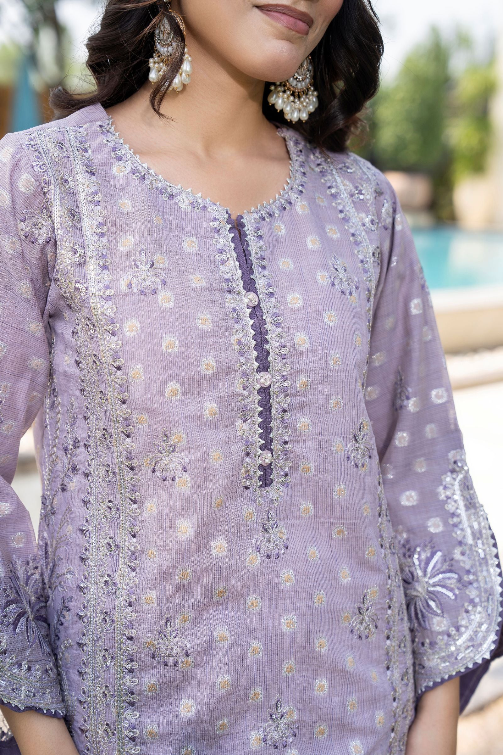 Motif Printed Munar Suit-4156 - Image 2