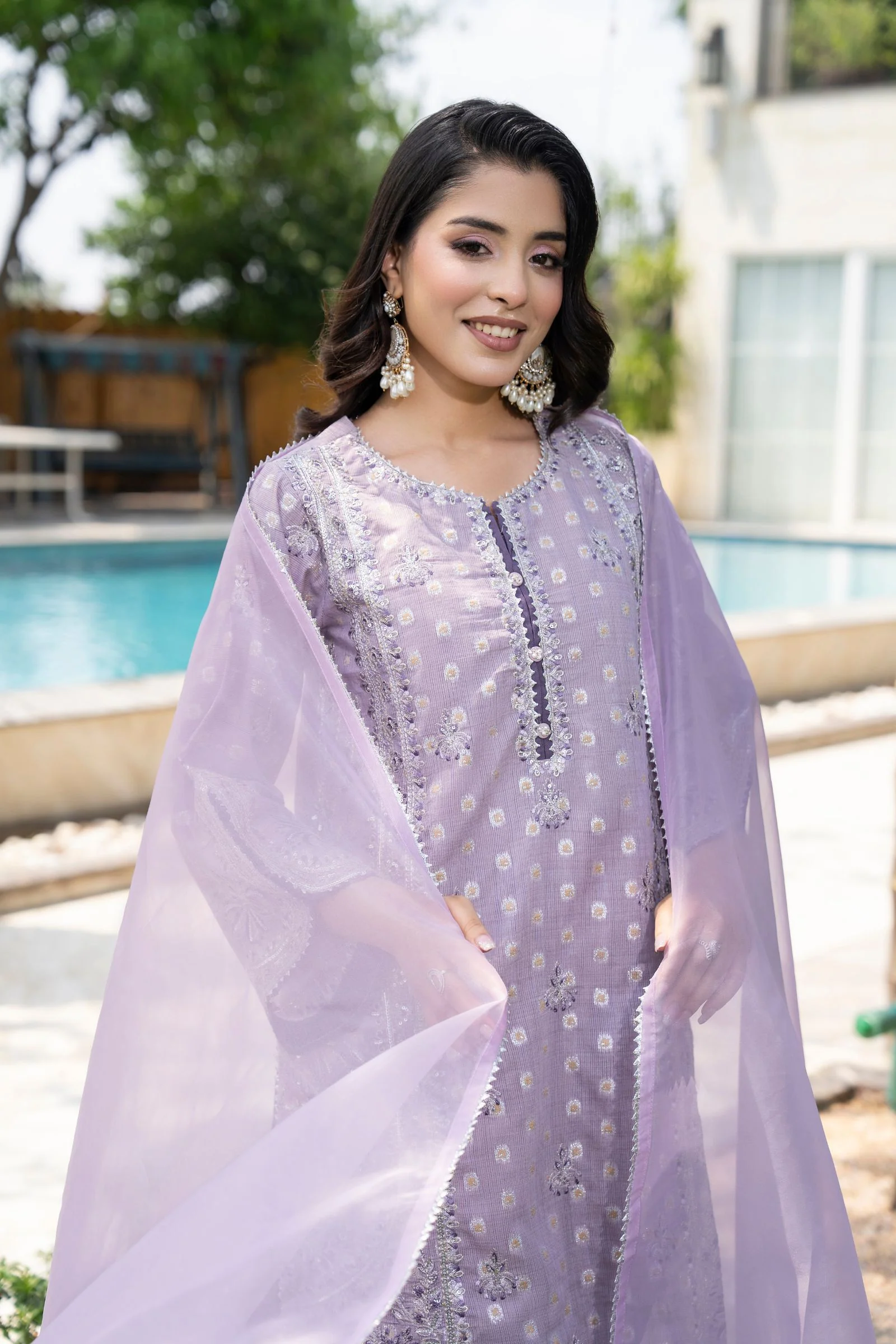 Motif Printed Munar Suit-4156 - Image 7