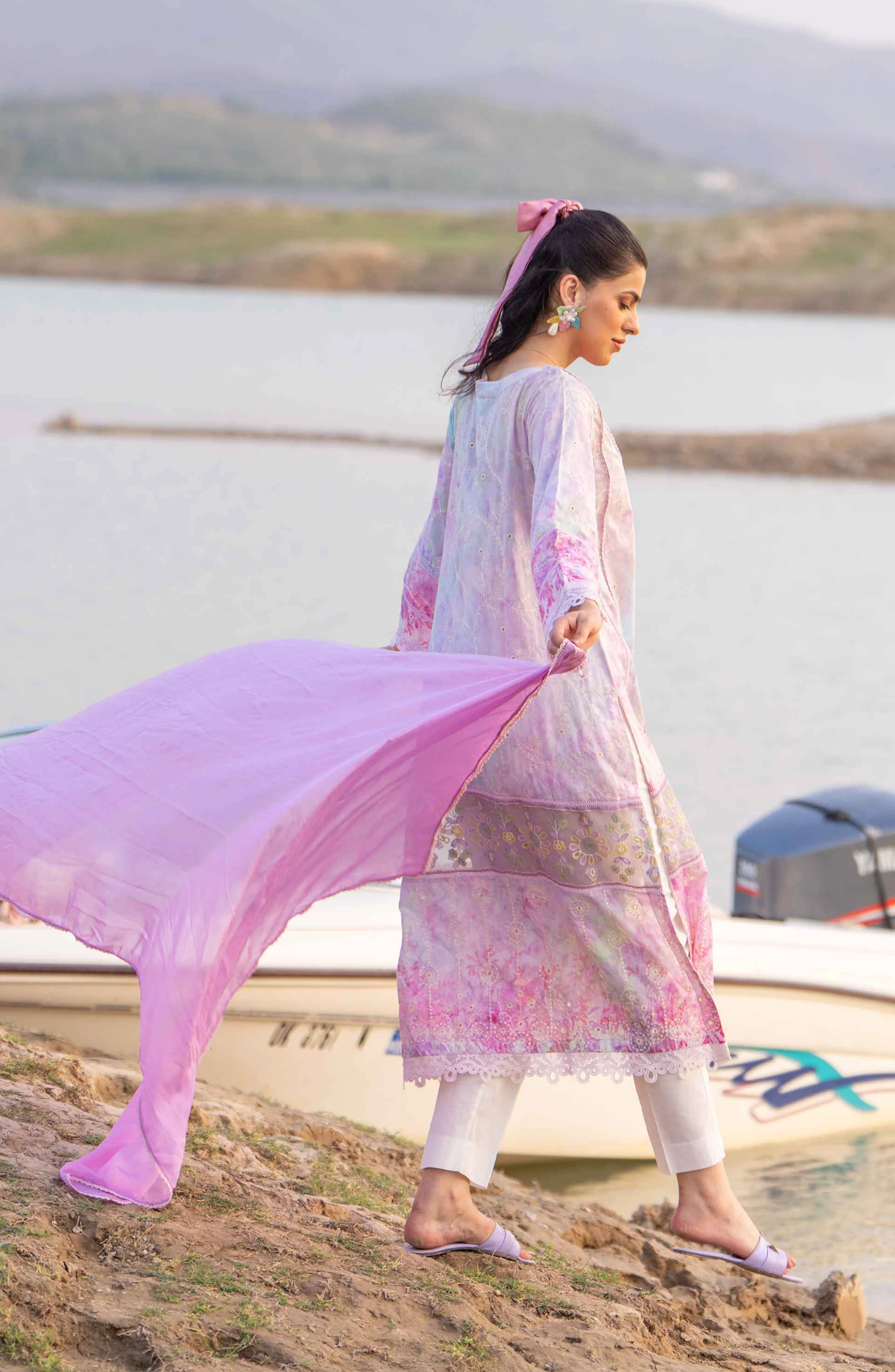 Motif Satrangi  Print-Kari Suit-007-A - Image 2
