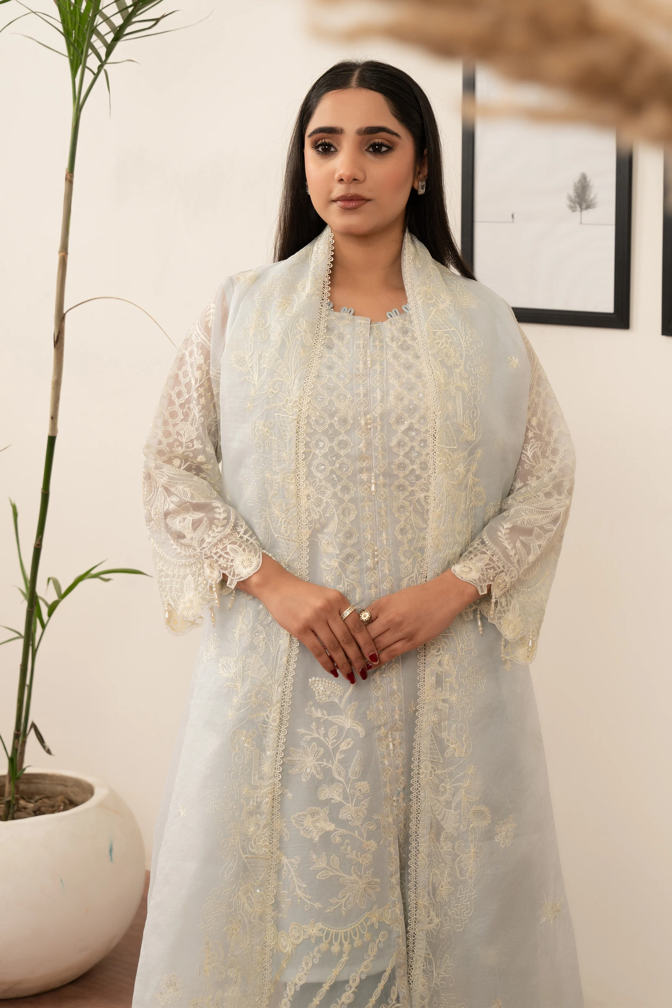 Motif Sequence Schifilli Embroidered Suit-3376 - Image 2