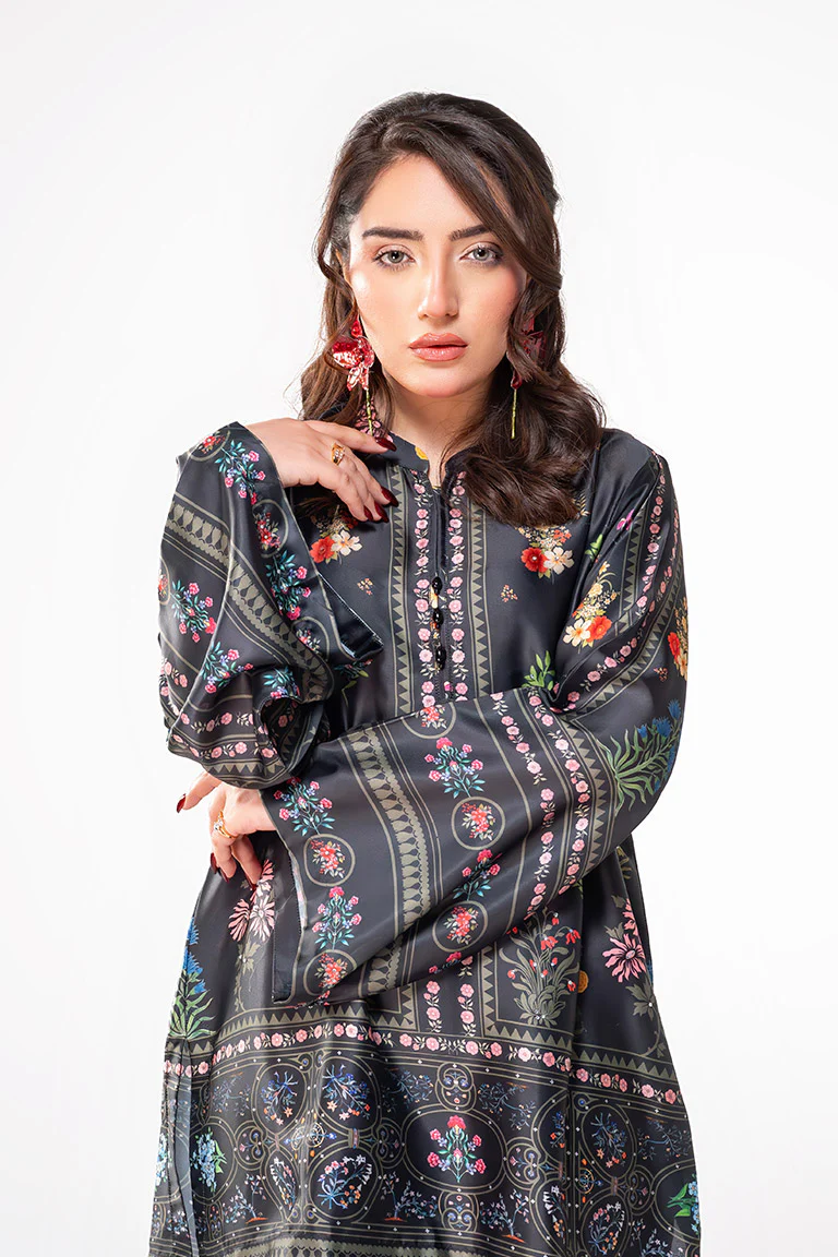 Motif Silk Printed Co-ord Set-3989 - Image 2