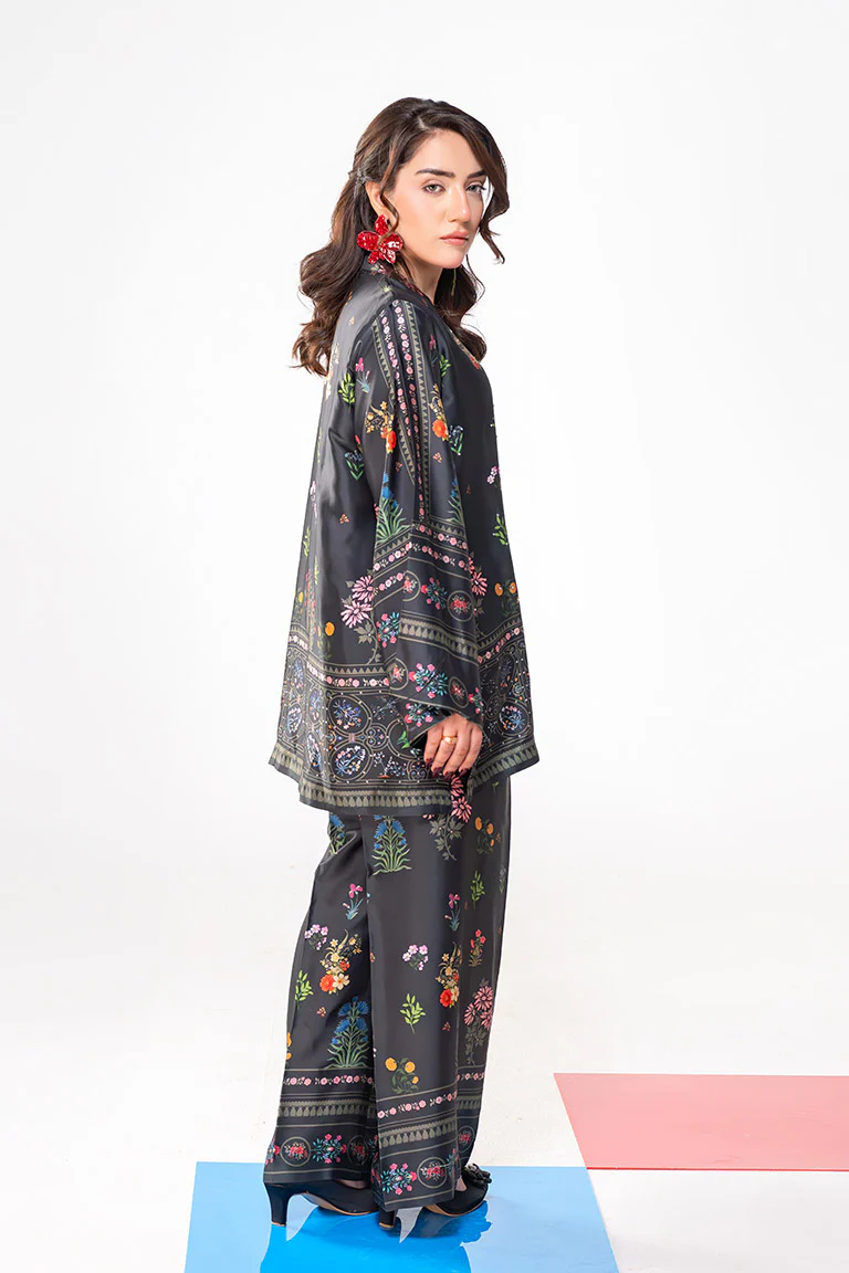 Motif Silk Printed Co-ord Set-3989 - Image 4
