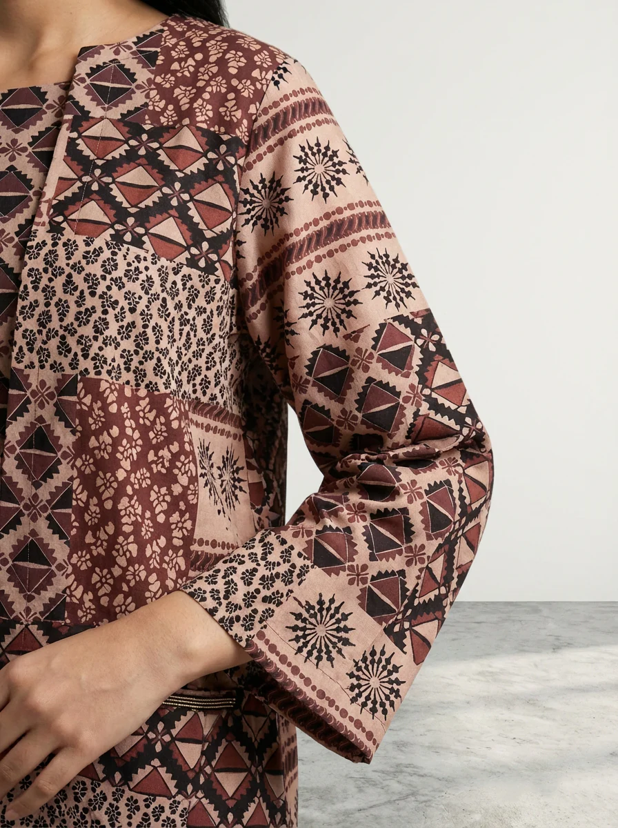Motif Printed Co-ord Set-011 - Image 3