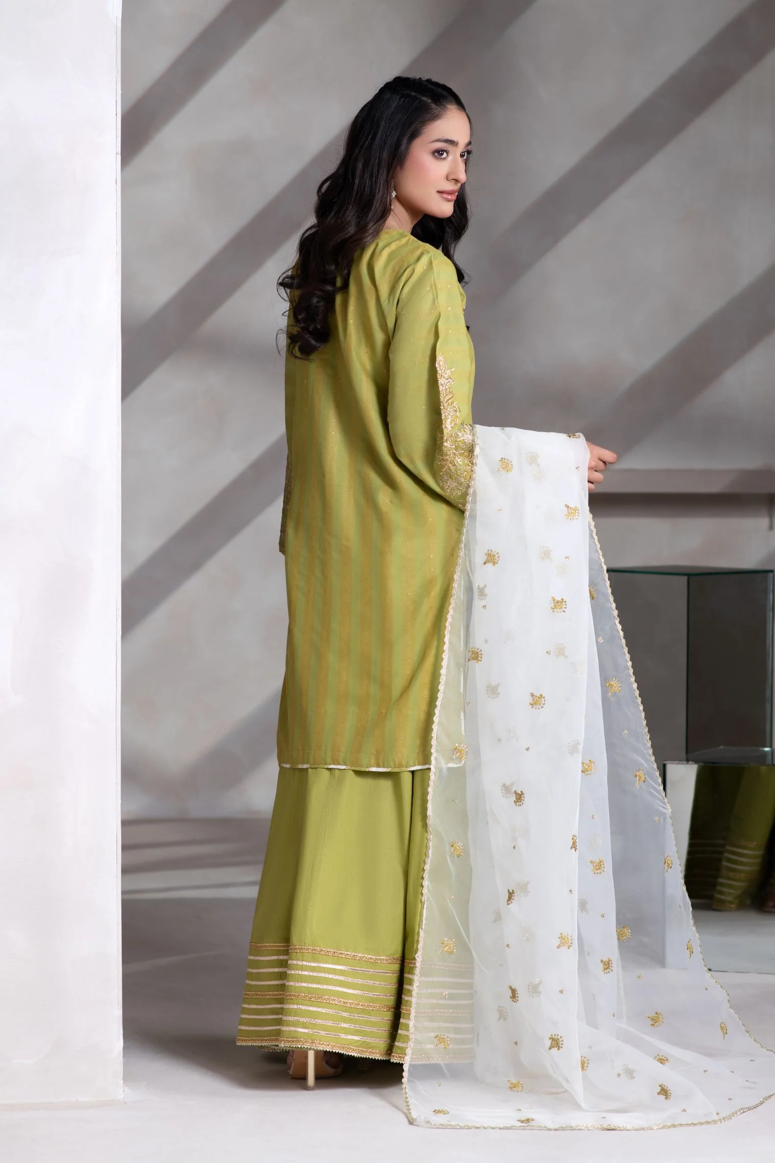 Motif Tilla Brosha Embroidered Suit-222 - Image 5