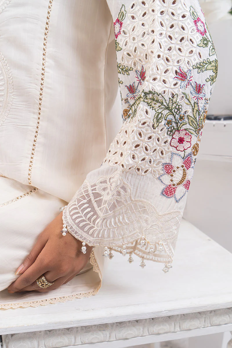 Motif Viscose Embroidered Suit-3958 - Image 5