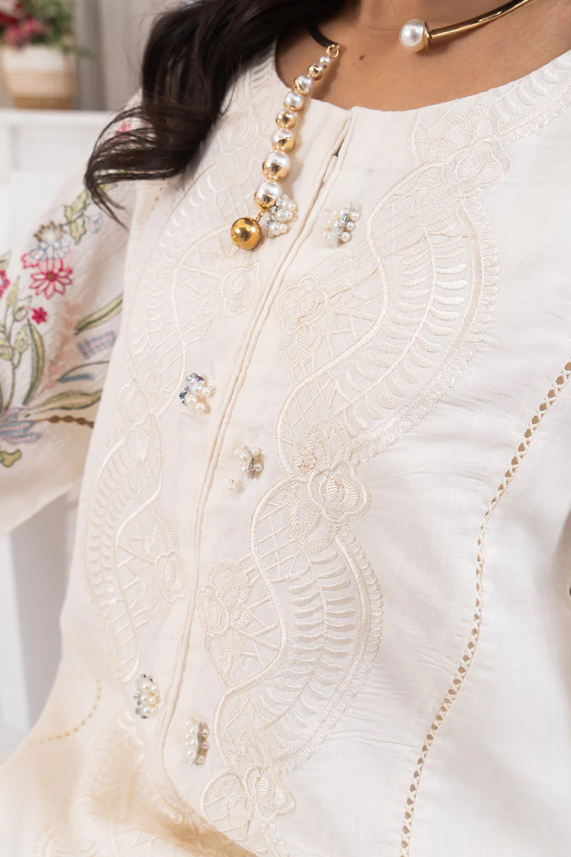 Motif Viscose Embroidered Suit-3958 - Image 6